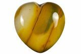 1.6" Polished Mookaite Jasper Heart - Photo 3